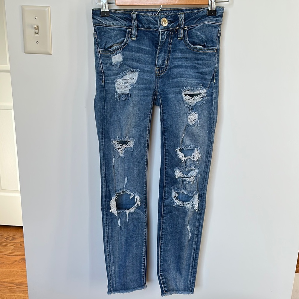 American Eagle jegging crop